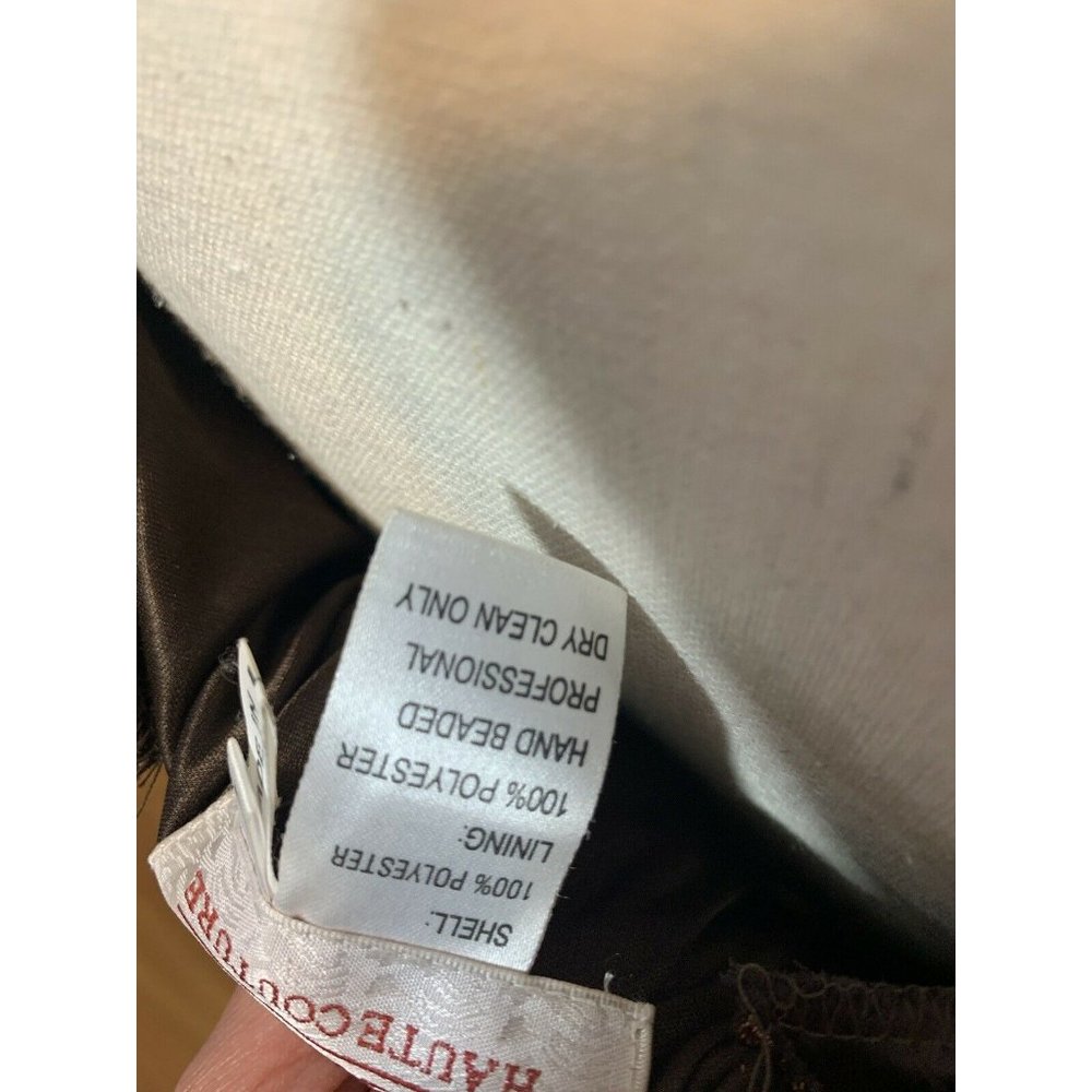 Princess Haute Couture Size 18 Gown Dress Beaded - Picture 8 of 10